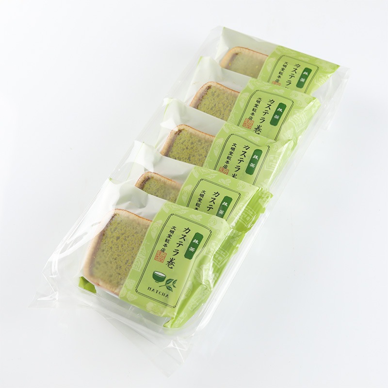 【WEB限定】カステラ巻　抹茶　5個入　＜季節限定＞