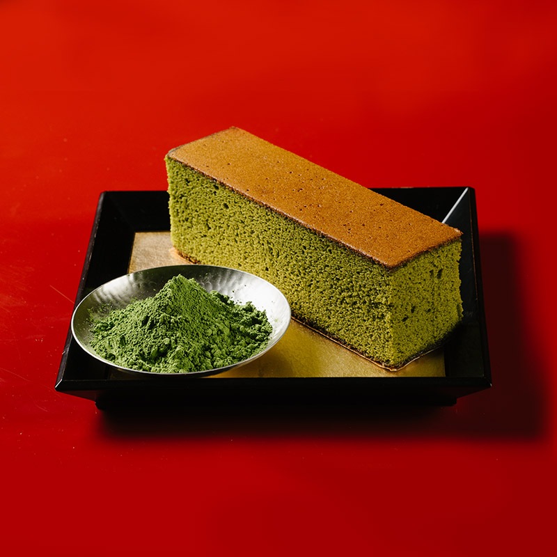 三種類の特撰カステラ お濃茶