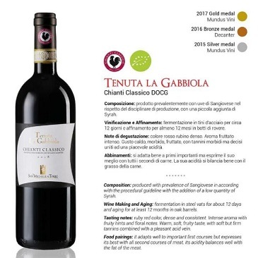 キャンティクラシコ (サンミケーレ)☆渋みと酸味のバランスが取れた