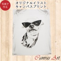 キャンバスアート オリジナルイラスト 写真から作る アートパネル アートボード|オーダー品その他仏具