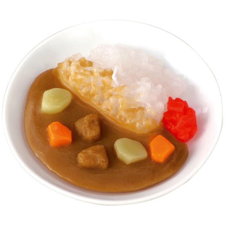 ローソク 故人の好物シリーズ カレーライス キャンドル ロウソク 蝋燭 お供え 本物そっくり