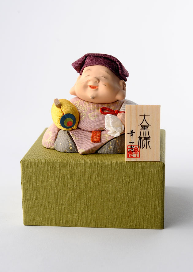 木目込人形 金の小槌を持った男子 仏像】江戸木目込人形 だいこくさま | 日本の手技,江戸木目込人形