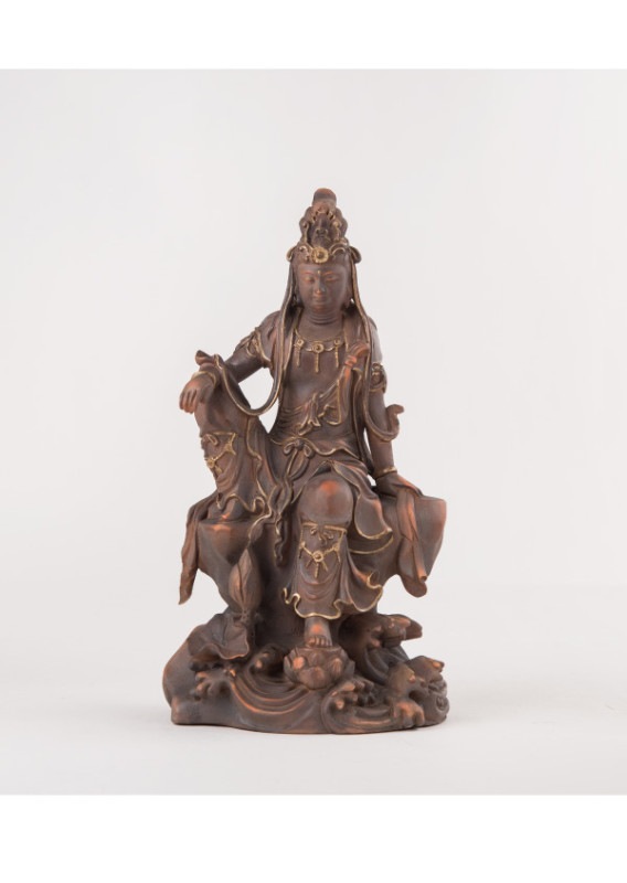 仏像】定額山壽量院 祈祷開眼『聖観世音菩薩』（古美彩色） | 仏像