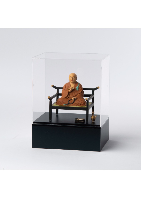 仏像】アクリルケース 木造 弘法大師坐像 身丈2寸用 | 展示ケース