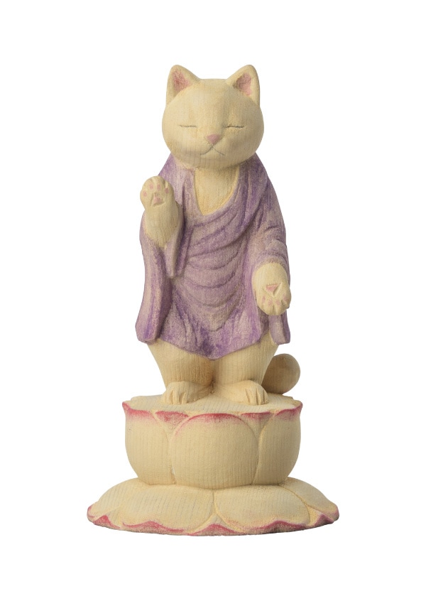 仏像】来迎 猫阿弥陀如来（大） | 仏像ワールド総合カタログvol.4