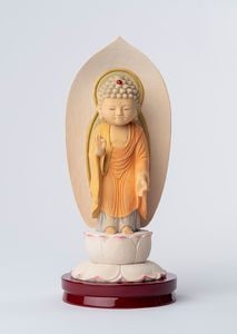 仏屋さかい 童仏 仏壇用御本尊「阿弥陀如来立像」浄土宗向け