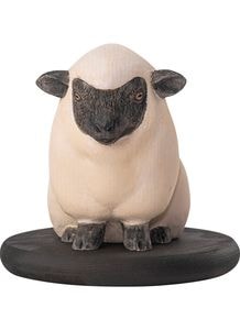 【12月末発送予定】幸せを授ける十二支木彫りコレクション 未（ひつじ）