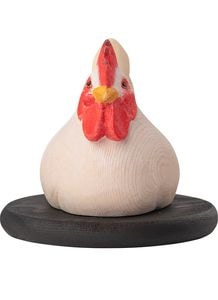 【12月末発送予定】幸せを授ける十二支木彫りコレクション 酉（とり）