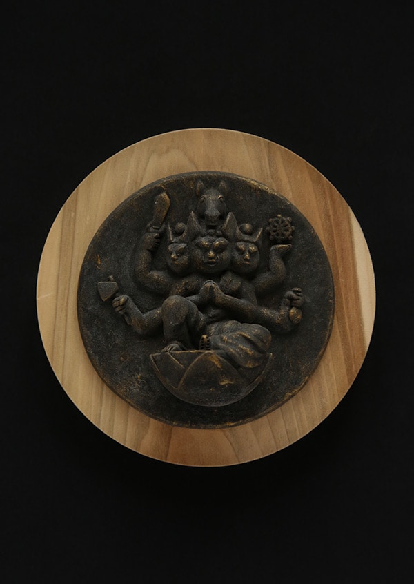 仏像】馬頭観音懸仏 中村駿作 | 開運・縁起物,干支「午」の置物