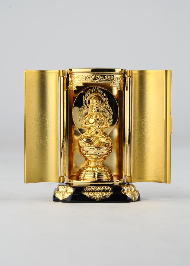 最終値下 まごころ堂 上卓 総修復品 木製本金箔 三面金 5685