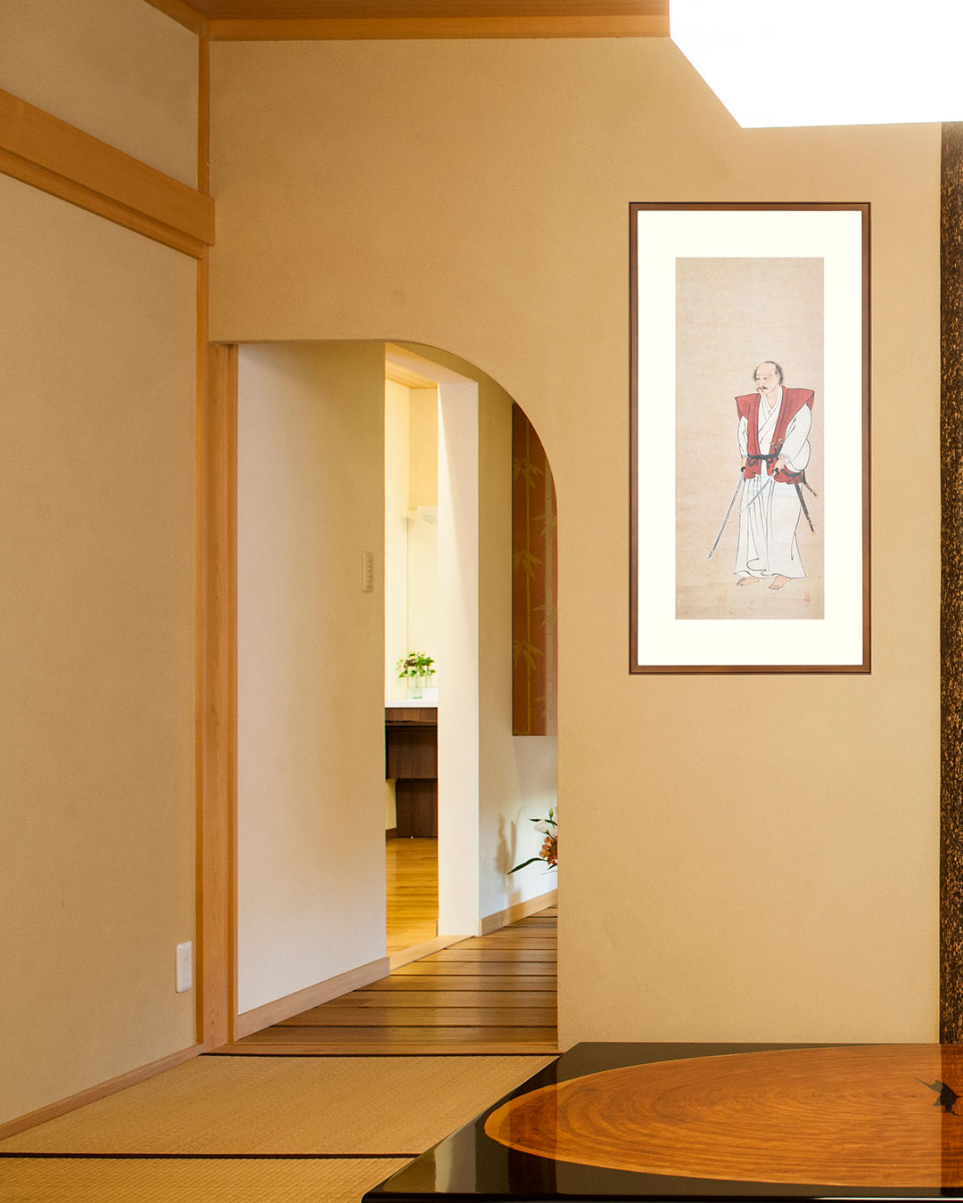 大幅値下げ　額装品　水墨画風　刺繍作品　蘇州大師　王麗華作　「梁楷　溌墨仙人」 仏像】宮本武蔵像 額装（原寸大複製） | 宮本武蔵名品コレクション