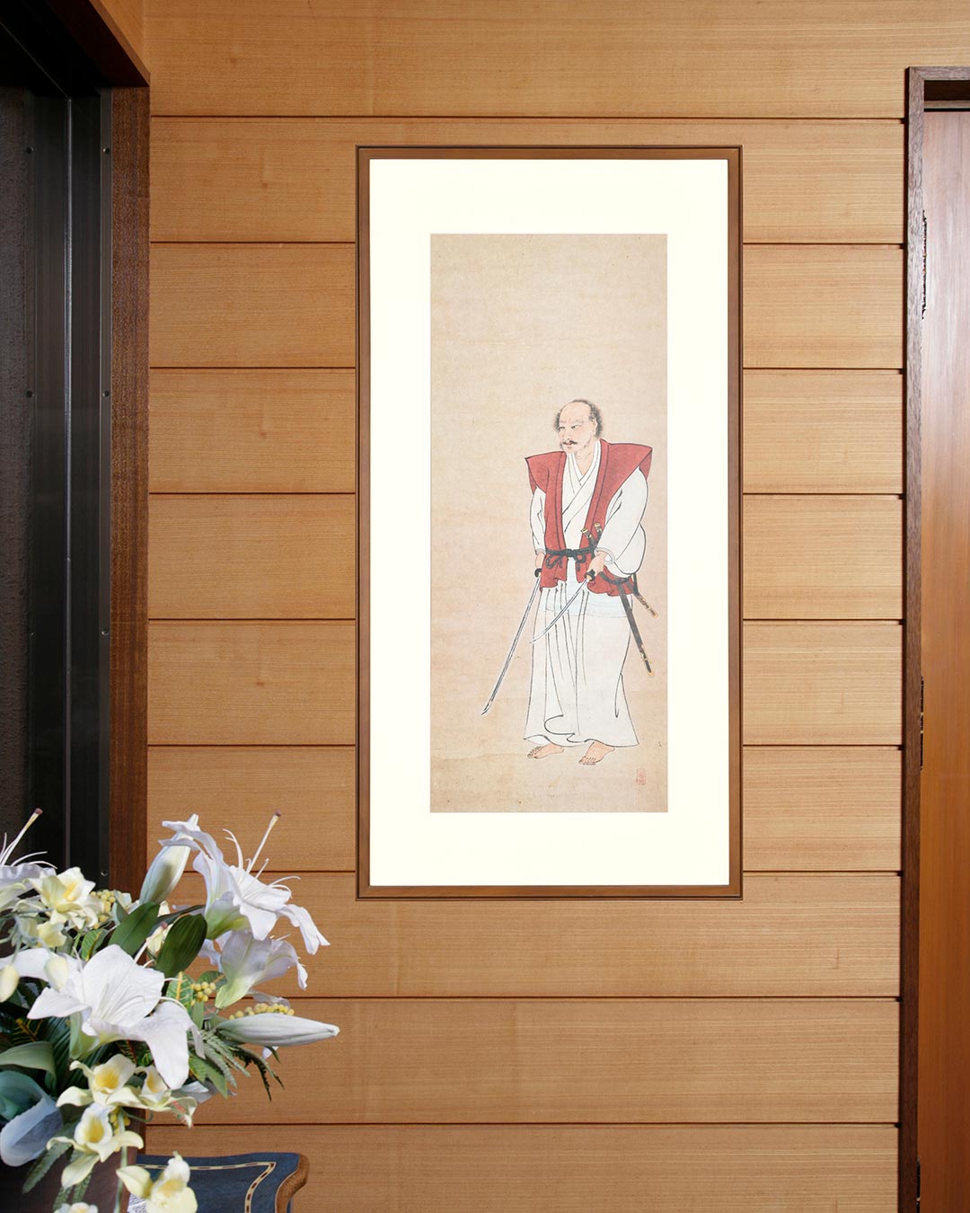 掛軸-860　【印刷工芸】　宮本武蔵　書画名品選　三幅対 美品】宮本武蔵 書画名品選 掛け軸三幅セット - メルカリ