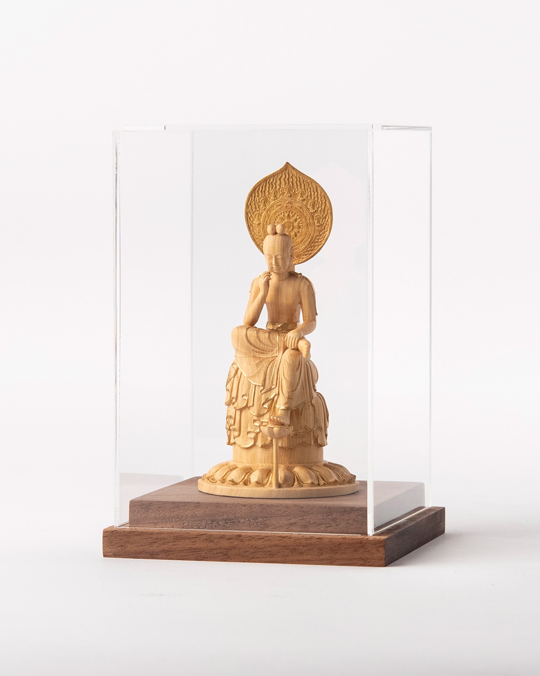 細密彫刻　極小仏像　種の中の仏像 極小仏 泥足毘沙門天 800-123 仏像 MORITA 極小仏像 小さい 小さな仏像