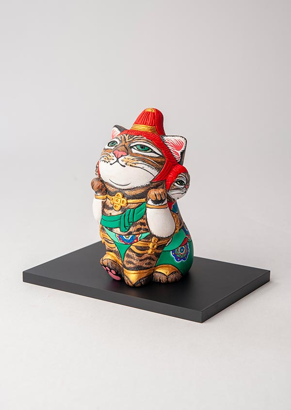 仏像】チビデカクン 猫阿修羅 エサシトモコ作 | 日本の作家