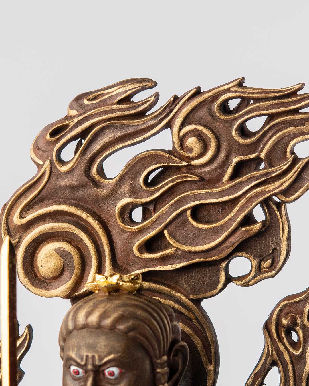 仏像】リアル仏像 木造 不動明王坐像 | リアル仏像,木造リアル仏像