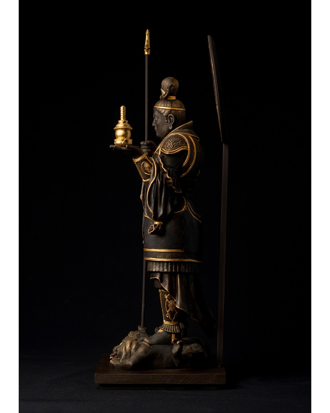 仏像】リアル仏像 木造 毘沙門天立像 篁千礼特別彩色 | リアル仏像