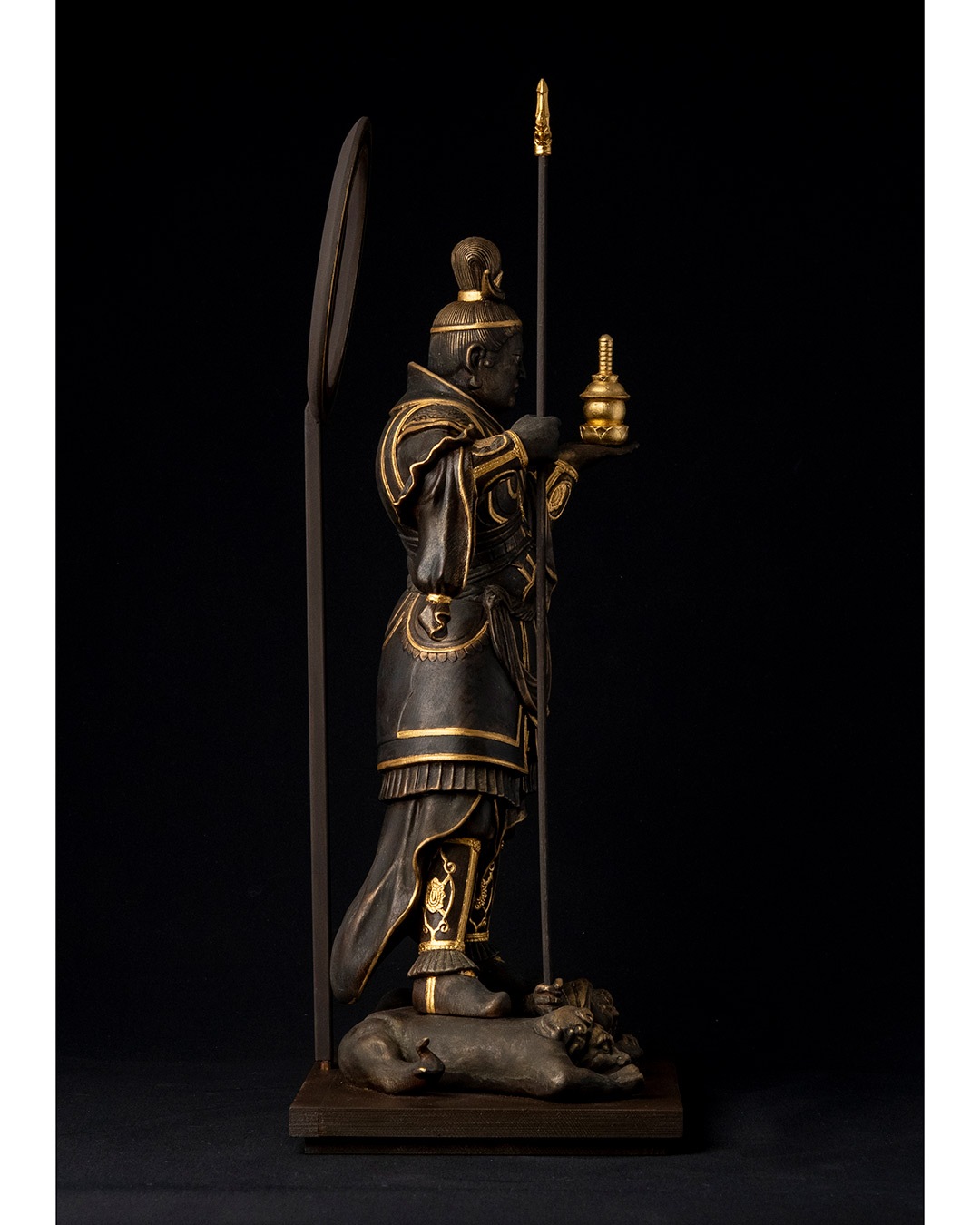 仏像】リアル仏像 木造 毘沙門天立像 篁千礼特別彩色 | リアル仏像