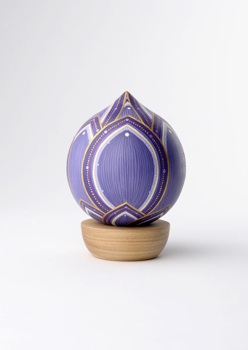 仏像】祈り kokotama 藤紫 | 日本の作家,木綿花 | | 仏像ワールド