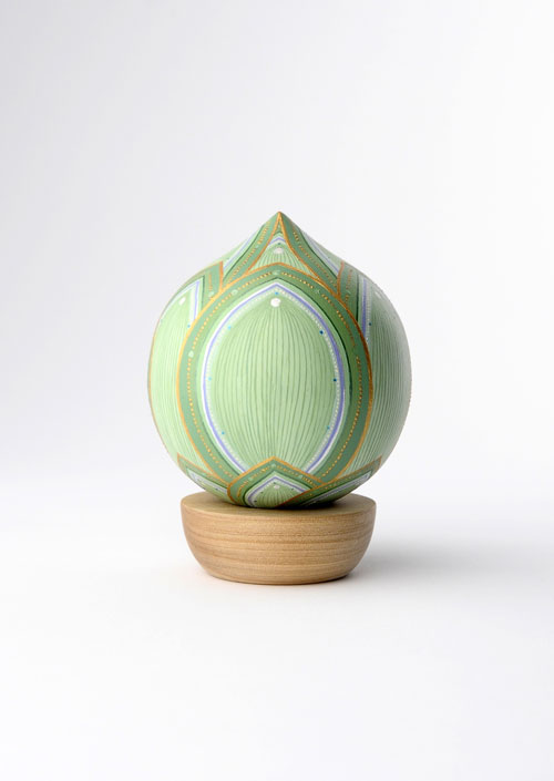 仏像】祈り kokotama 淡萌黄 | 日本の作家,木綿花 | | 仏像ワールド