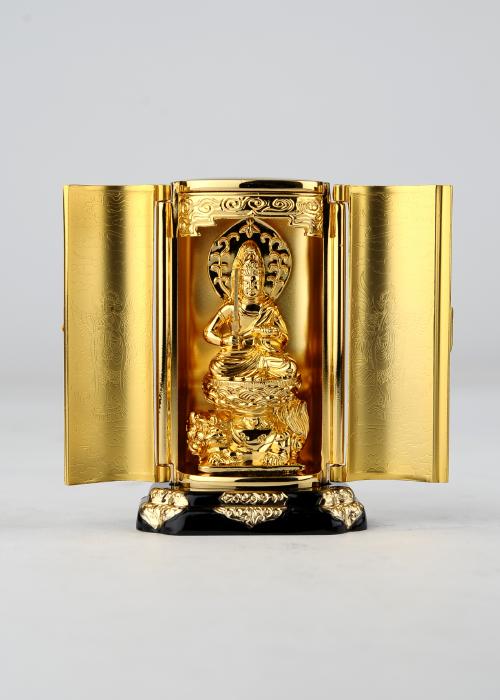 文殊菩薩 １５．０ｃｍ 金鍍金仕上 合金製 仏像 文殊菩薩 １５．０ｃｍ 金鍍金仕上 合金製 [仏像] 仏像文殊菩薩