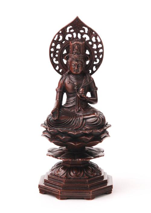 仏像】虚空蔵菩薩 - 総高14.5cm 銅製 高岡銅器 | 日本の手技,高岡銅器