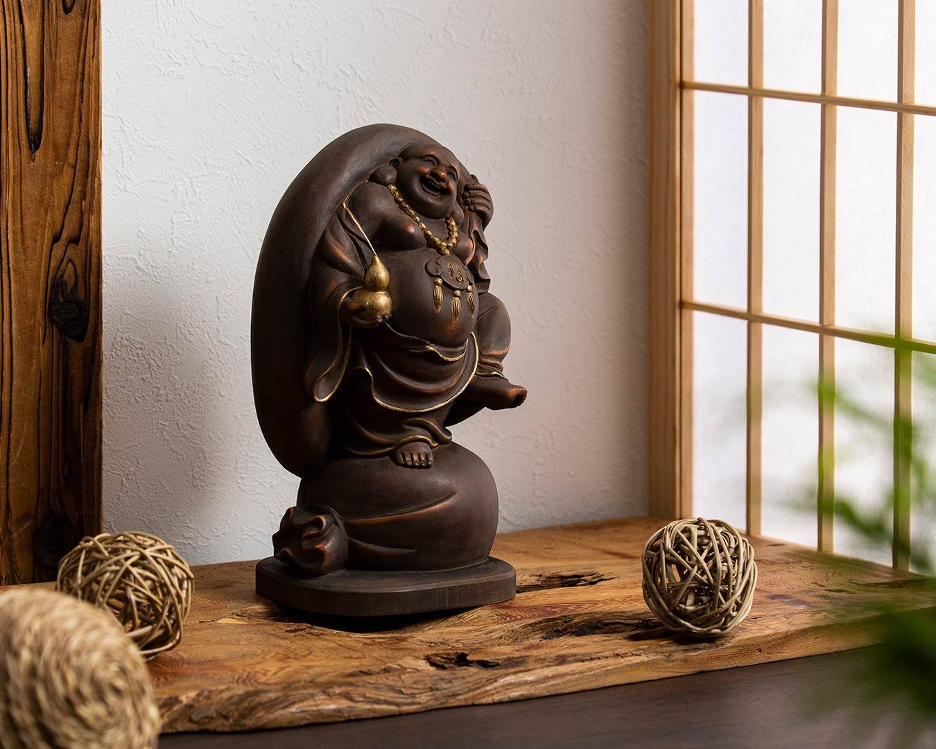 仏像】定額山壽量院 祈祷開眼『布袋尊』（古美彩色） | 開運・縁起物