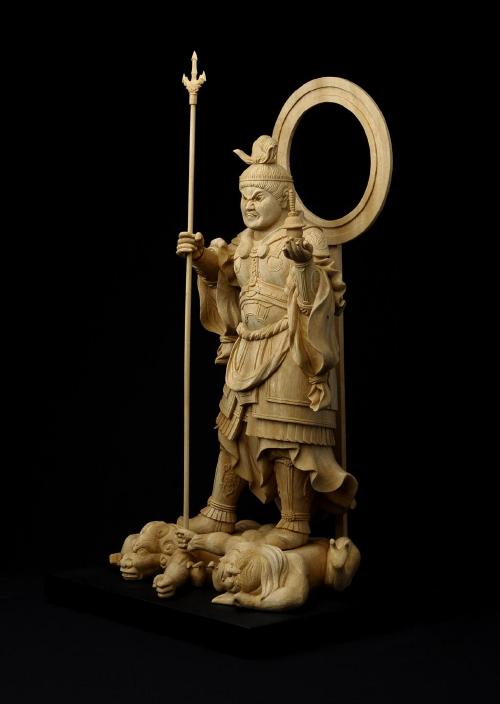 仏像】毘沙門天 - 石原良定作 | 日本の仏師,石原良定 | | 仏像ワールド