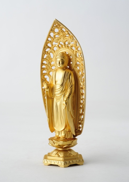 唐時代金銅釈迦様像阿弥陀如来金銅仏唐物仏教用品仏像(E-71)