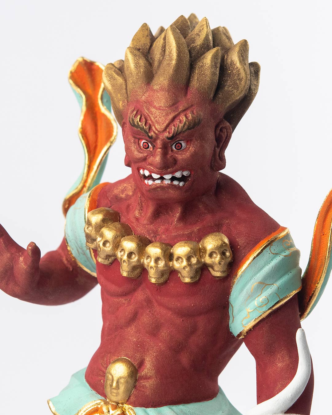 仏像】木造 深沙大将像 酒井豪原型 篁千礼彩色 | 日本の手技,本格彩色