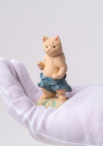 猫　置物　金剛力士像　仏像　陶器 3_000000000880.jpg?1678209903