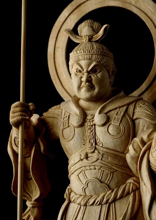 仏像】毘沙門天 - 石原良定作 | 日本の仏師,石原良定 | | 仏像ワールド