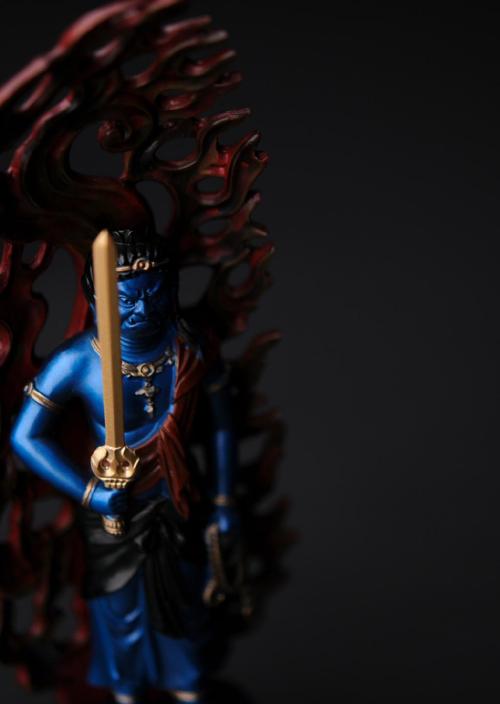 仏像】青不動明王 - 総高15.5cm 高岡銅器 | 日本の手技,高岡銅器の仏像