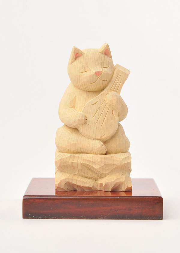 仏像】猫福神 猫弁財天さま | 猫仏 猫福神 | | 仏像ワールド