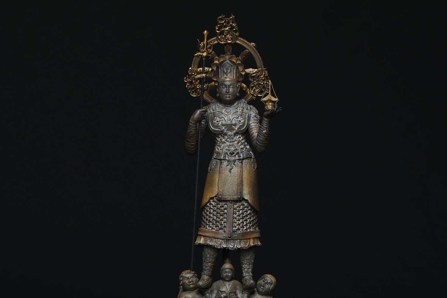 仏像】TanaCOCORO[掌] 兜跋毘沙門天 | 仏像フィギュア,ミニサイズ