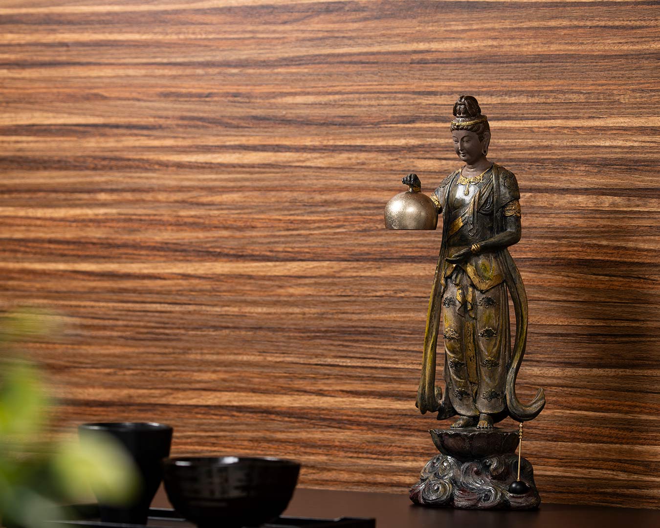 仏像】音声菩薩 天上の響き 喜多敏勝原型 | 日本の手技,高岡銅器の仏像