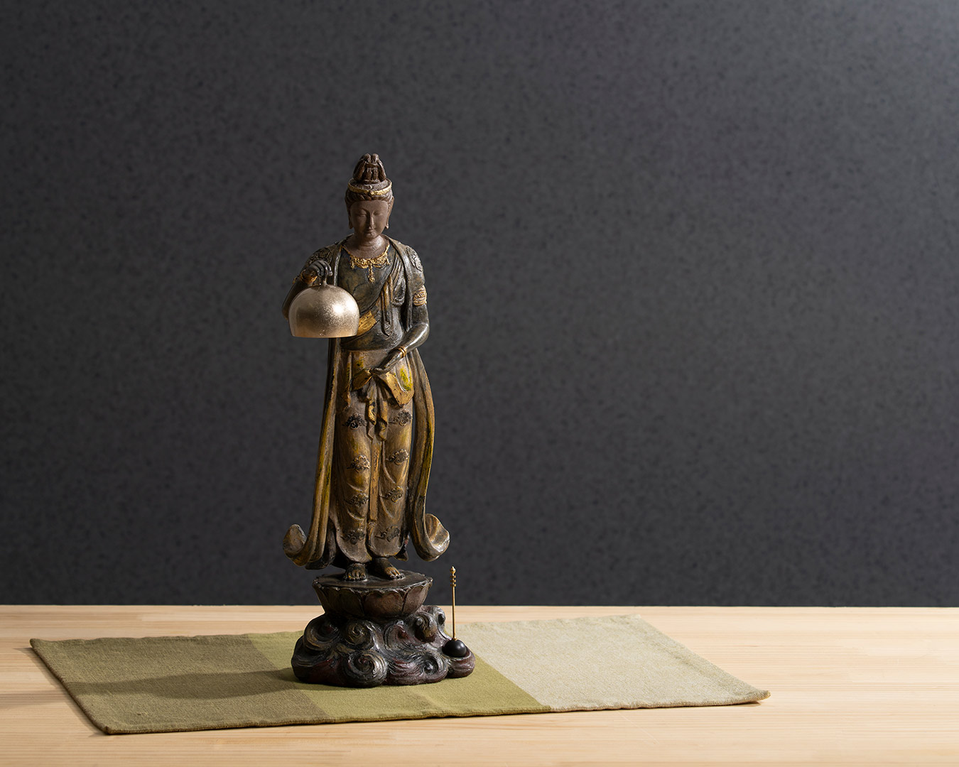 仏像】音声菩薩 天上の響き 喜多敏勝原型 | 日本の手技,高岡銅器の仏像