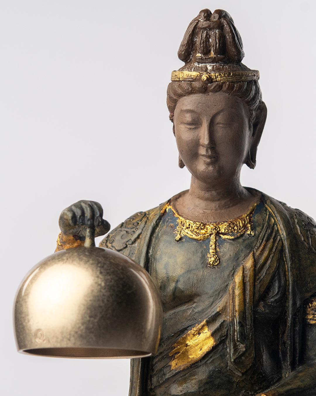 がん　TEMPLE-STUDIO　喜多1/4スケール 仏像】音声菩薩 天上の響き 喜多敏勝原型 | 日本の手技,高岡銅器の仏像