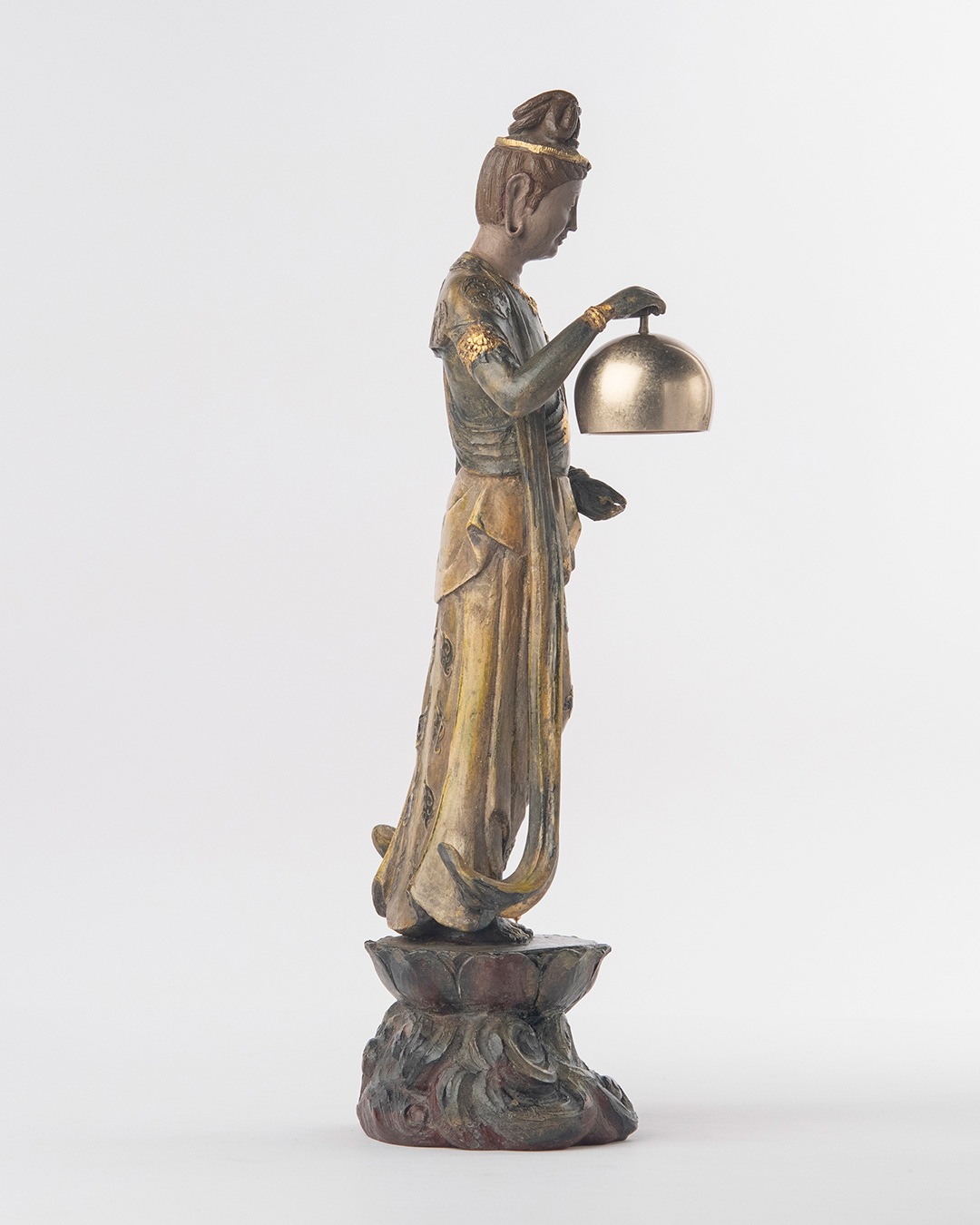 仏像】音声菩薩 天上の響き 喜多敏勝原型 | 日本の手技,高岡銅器の仏像