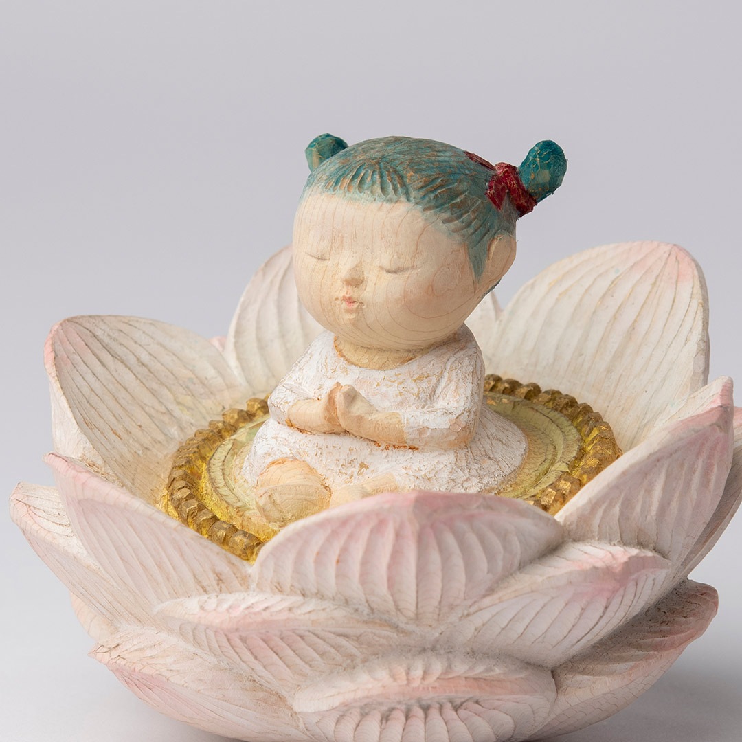 仏像】蓮 瀧川佐智子作 | 瀧川佐智子 | | 仏像ワールド