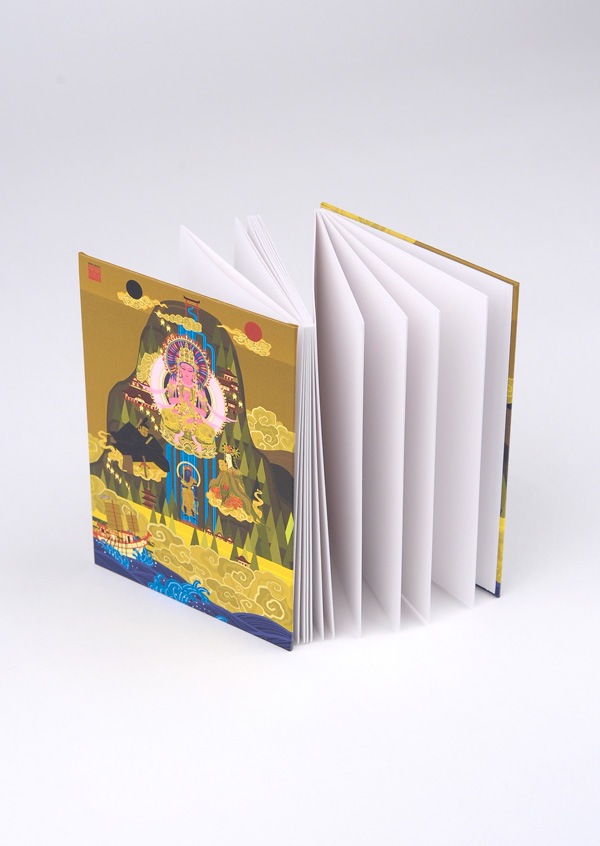 仏像】中川学『招福図案』御朱印帳 日本曼荼羅 | 日本の作家,中川学