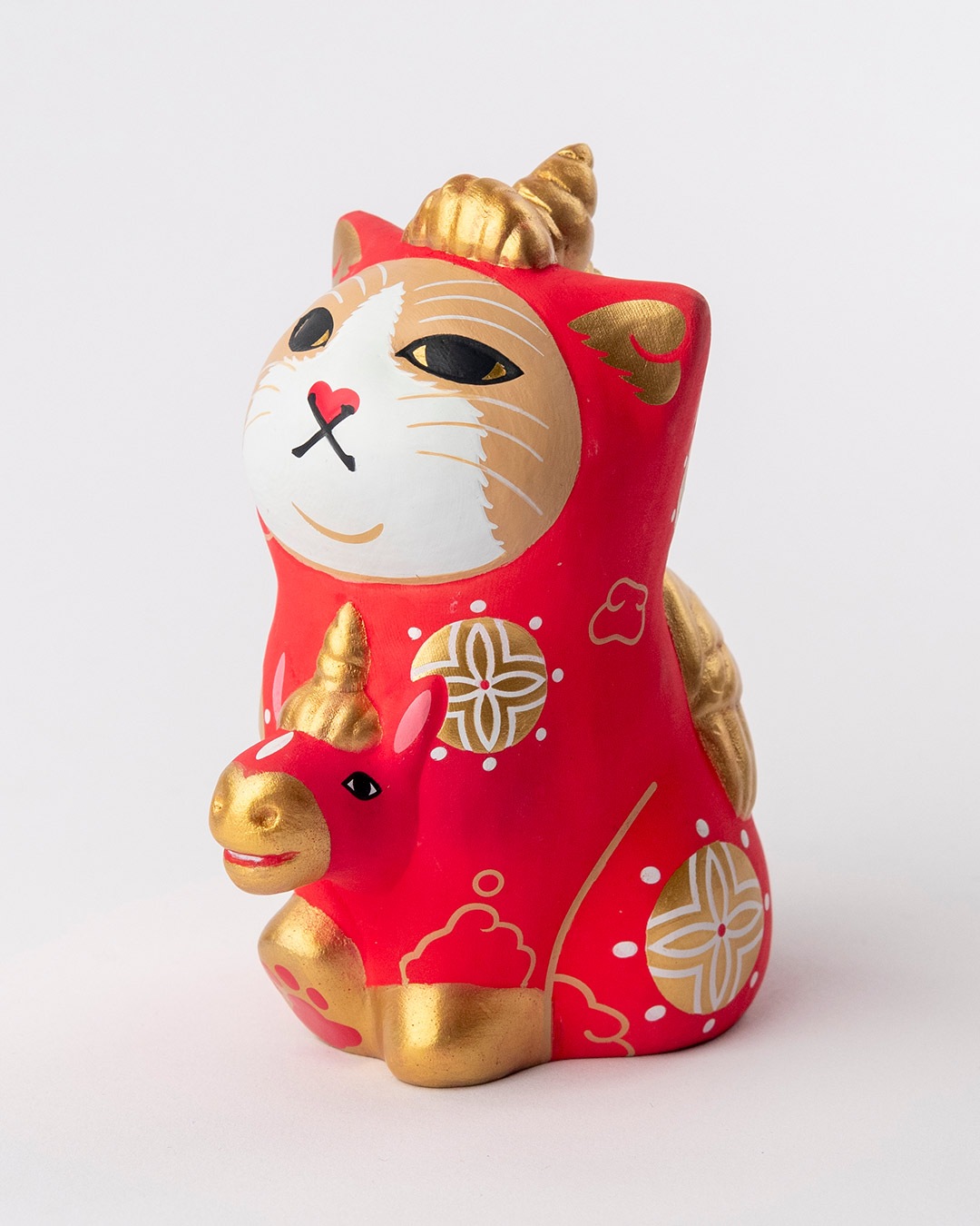 ねこ 天馬司 18b 22個 仏像】みんなのカオデカクン「天馬猫」（白） | 開運・縁起物 | | 仏像