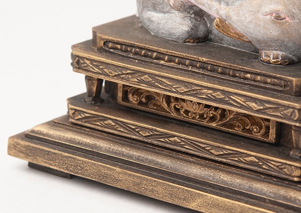 仏像】普賢菩薩 辰・巳年の守護本尊 身丈2寸 古美彩色仕上げ | 干支