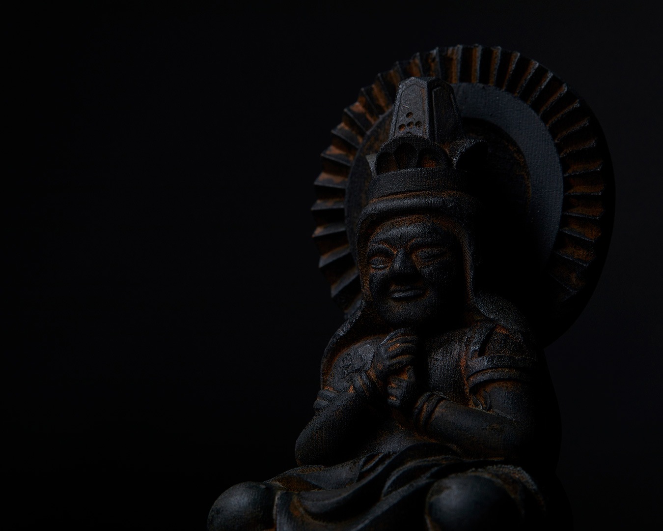 仏像】TanaCOCORO[掌] WOOD 大日如来 | 木喰仏 | | 仏像ワールド