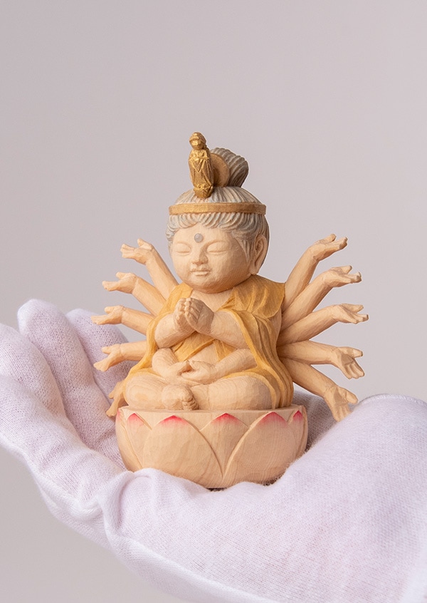 仏像】定額山壽量院 祈祷開眼 仏屋さかい『童仏 千手観音菩薩』 | 仏屋