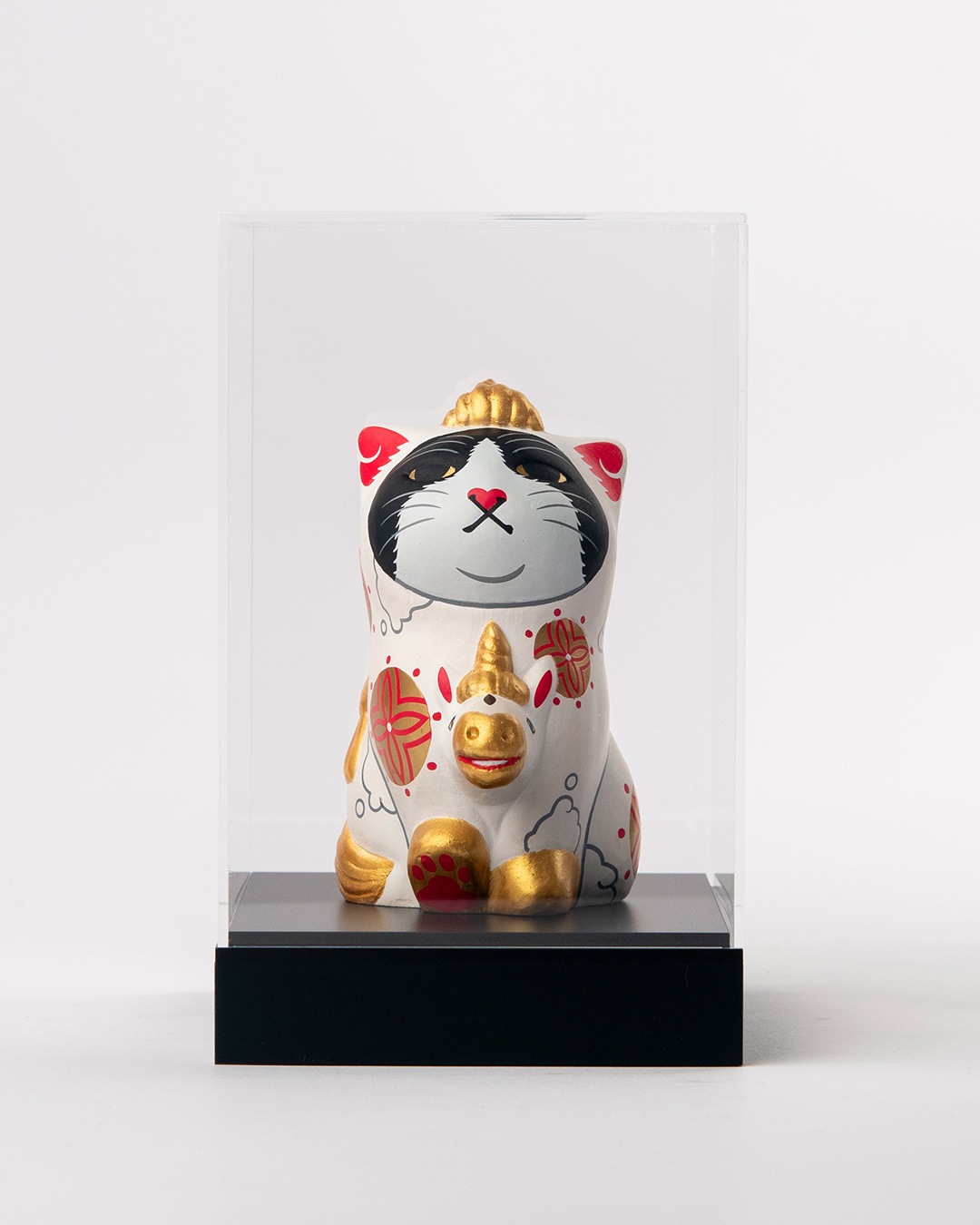 仏像】みんなのカオデカクン「天馬猫」用ディスプレイケース | 展示