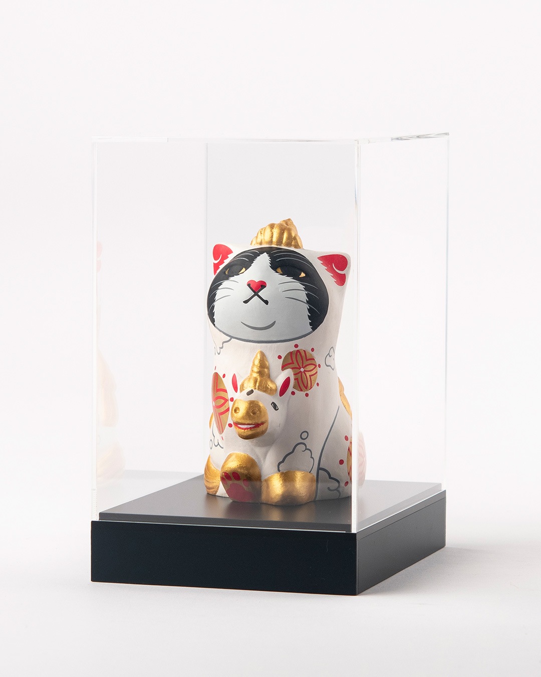 仏像】みんなのカオデカクン「天馬猫」用ディスプレイケース | 展示