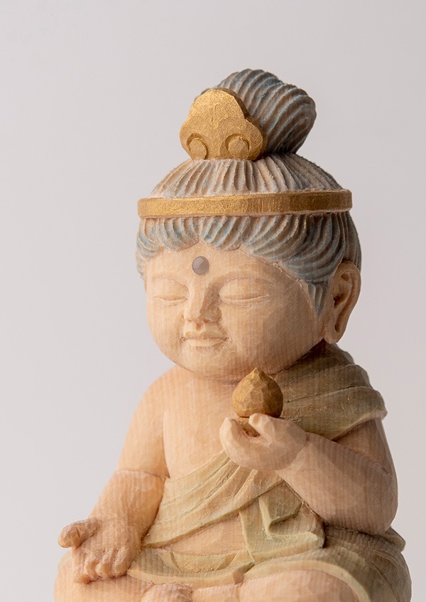 仏像】定額山壽量院 祈祷開眼 仏屋さかい『童仏 虚空蔵菩薩