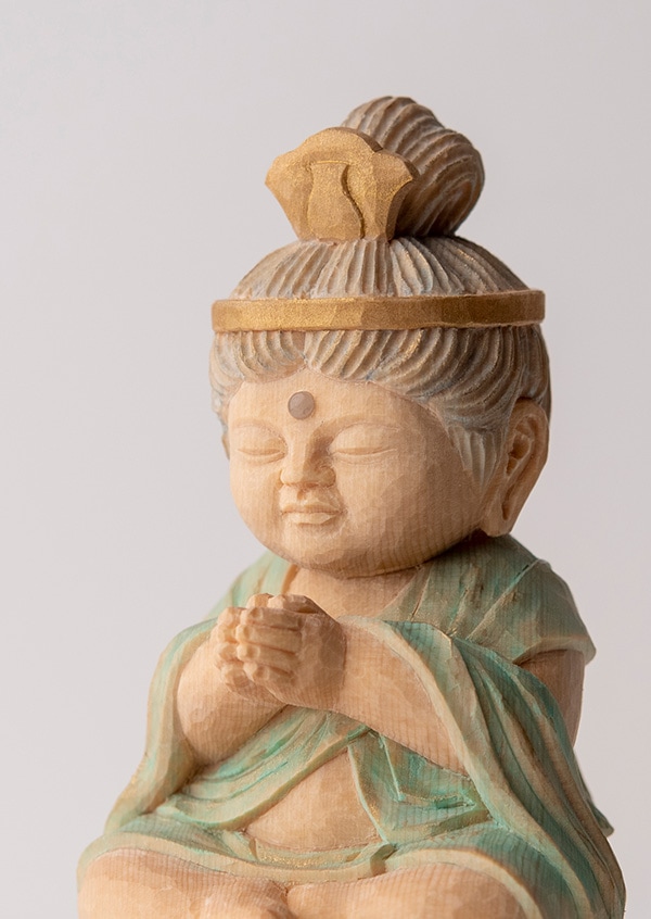 仏像】定額山壽量院 祈祷開眼 仏屋さかい『童仏 勢至菩薩』 | 仏屋