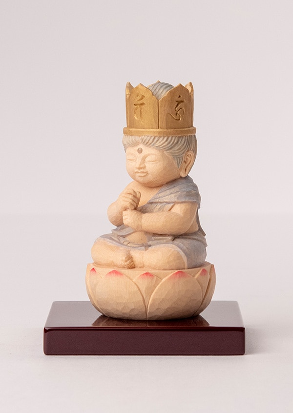 山内大堂「野の仏」大童戯画 仏像】定額山壽量院 祈祷開眼 仏屋さかい『童仏 大日如来』 | 仏屋