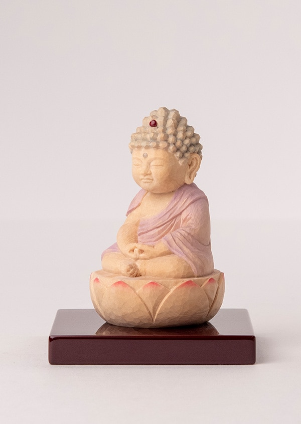 仏像】定額山壽量院 祈祷開眼 仏屋さかい『童仏 阿弥陀如来